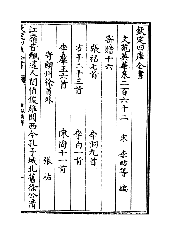 821-文苑英华卷二百六十二~卷二百六十五 (宋)李昉_第2页