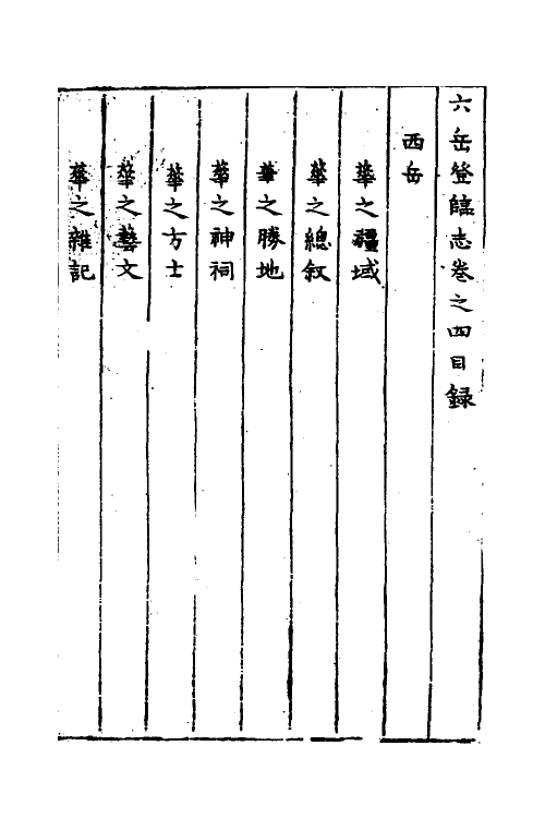 56093-六岳登临志四 (明)龚黄撰_第2页