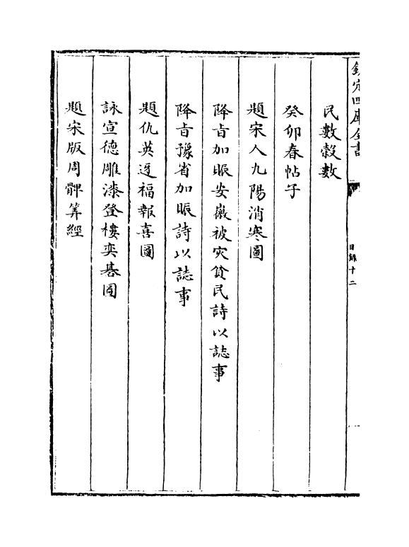 4410-御制诗四集目录十二 (清)高宗御.pdf_第3页