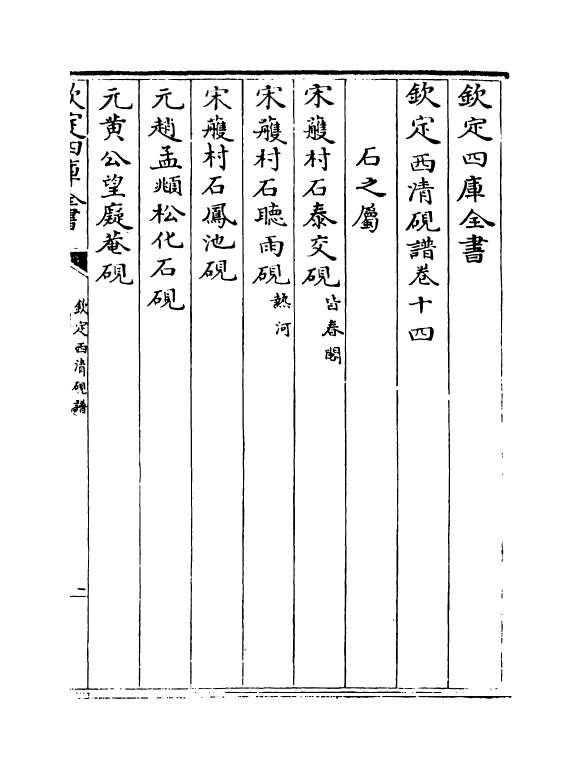 6693-钦定西清砚谱卷十四~卷十五 (清)于敏中.pdf_第2页