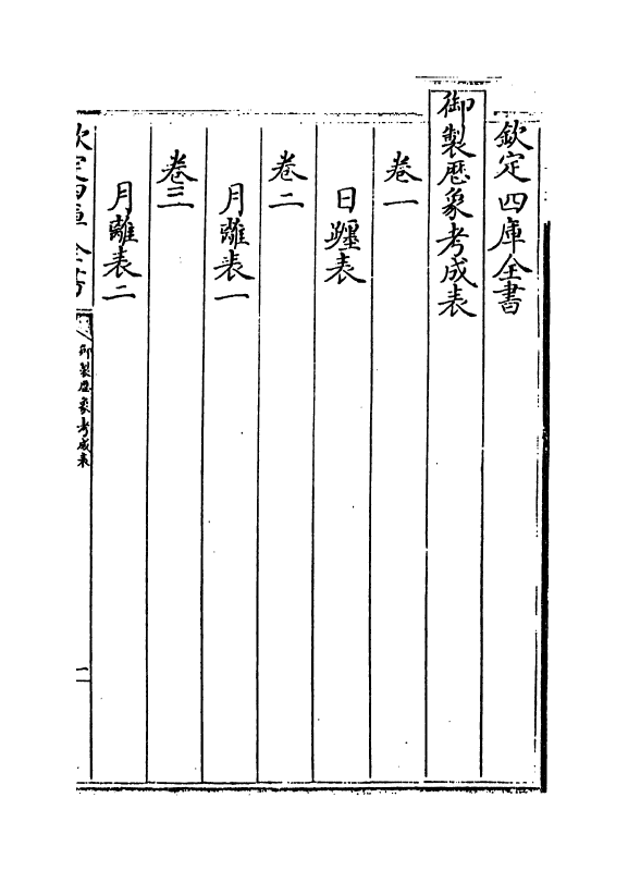 12999-御制历象考成表卷一 (清)允禄.pdf_第3页