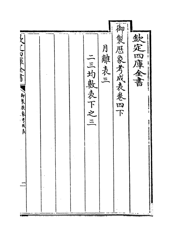 13004-御制历象考成表卷四下 (清)允禄.pdf_第2页