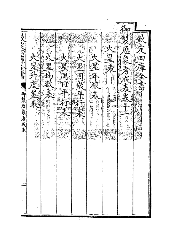 13016-御制历象考成表卷十一 (清)允禄.pdf_第3页