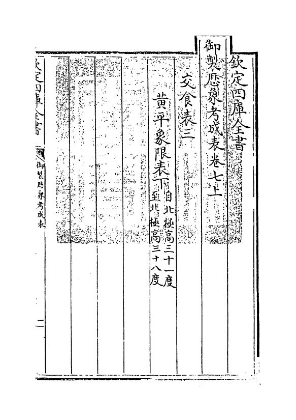 13018-御制历象考成表卷七上 (清)允禄.pdf_第3页