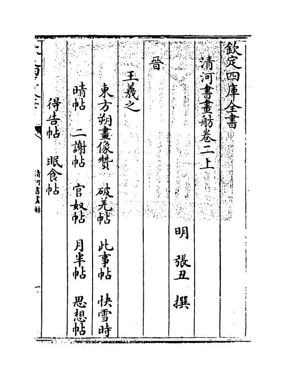 15724-清河书画舫卷二上~卷二下 (明)张丑.pdf_第3页