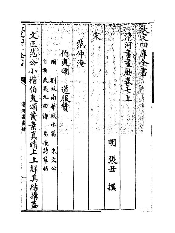 15731-清河书画舫卷七上~卷七下 (明)张丑.pdf_第3页