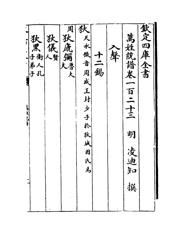 17291-万姓统谱卷一百二十三~卷一百二十五 (明)凌迪知.pdf_第2页