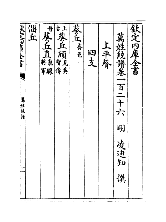 17295-万姓统谱卷一百二十六~卷一百三十一 (明)凌迪知.pdf_第2页