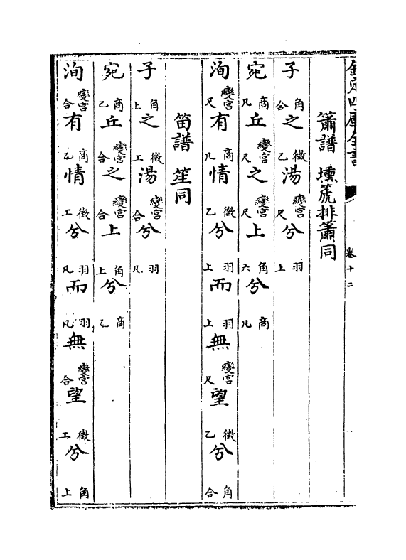 18140-钦定诗经乐谱全书卷十二~卷十三 (清)永瑢.pdf_第3页