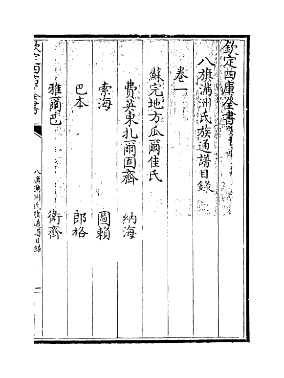 21970-八旗满洲氏族通谱卷一~卷二 (清)作者未详.pdf_第3页