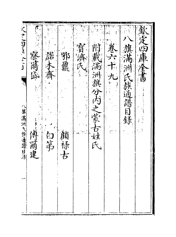 21973-八旗满洲氏族通谱卷六十九~卷七十一 (清)作者未详.pdf_第3页