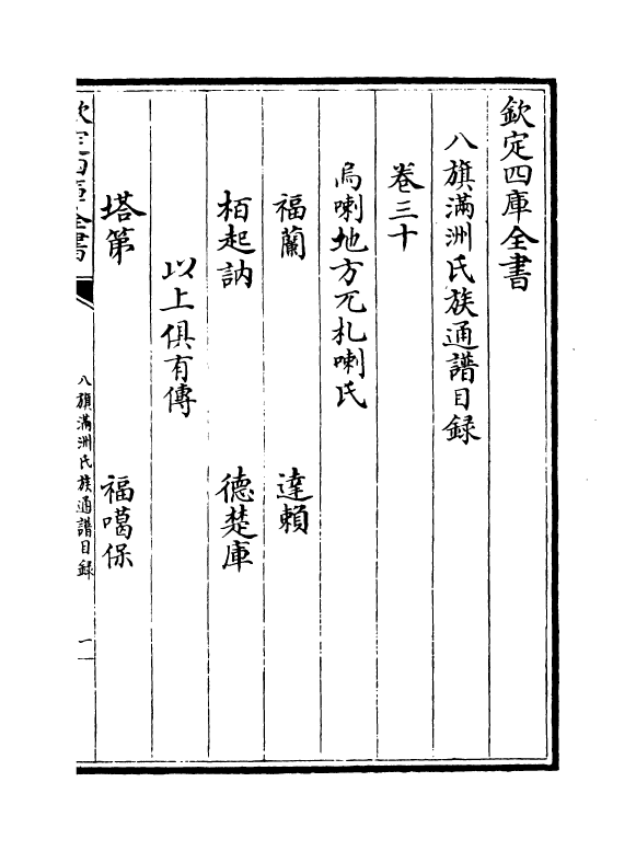 21983-八旗满洲氏族通谱卷三十~卷三十二 (清)作者未详.pdf_第2页