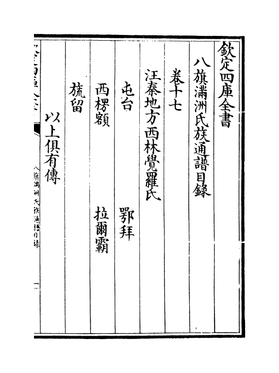 21992-八旗满洲氏族通谱卷十七~卷十九 (清)作者未详.pdf_第2页