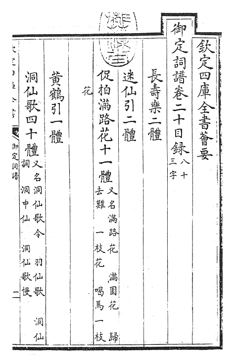 24256-御定词谱卷二十~卷二十一 (清)康熙圣祖仁皇帝.pdf_第3页