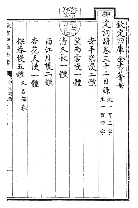 24260-御定词谱卷三十二~卷三十三 (清)康熙圣祖仁皇帝.pdf_第3页