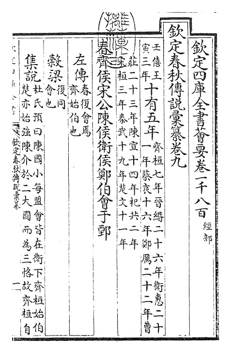 27656-钦定春秋传说汇纂卷九 (清)王掞.pdf_第3页