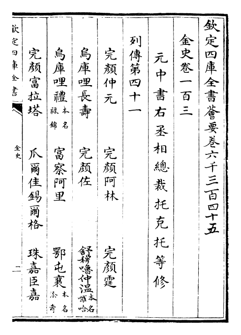 28246-金史卷一百三~卷一百五 (元)托克托.pdf_第2页