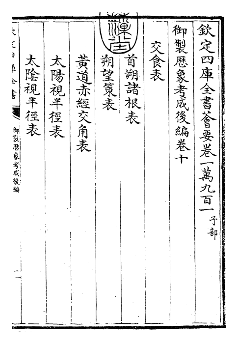 28649-御制历象考成后编卷十 (清)乾隆.pdf_第3页