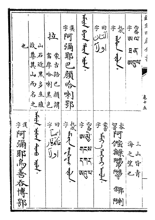 29840-钦定西域同文志卷十五~卷十六 (清)傅恒.pdf_第3页