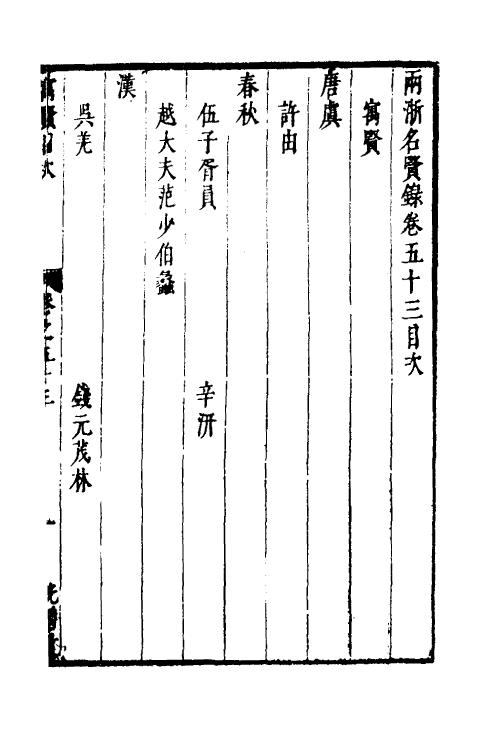 35295-两浙名贤录五十三 (明)徐象梅撰.pdf_第2页