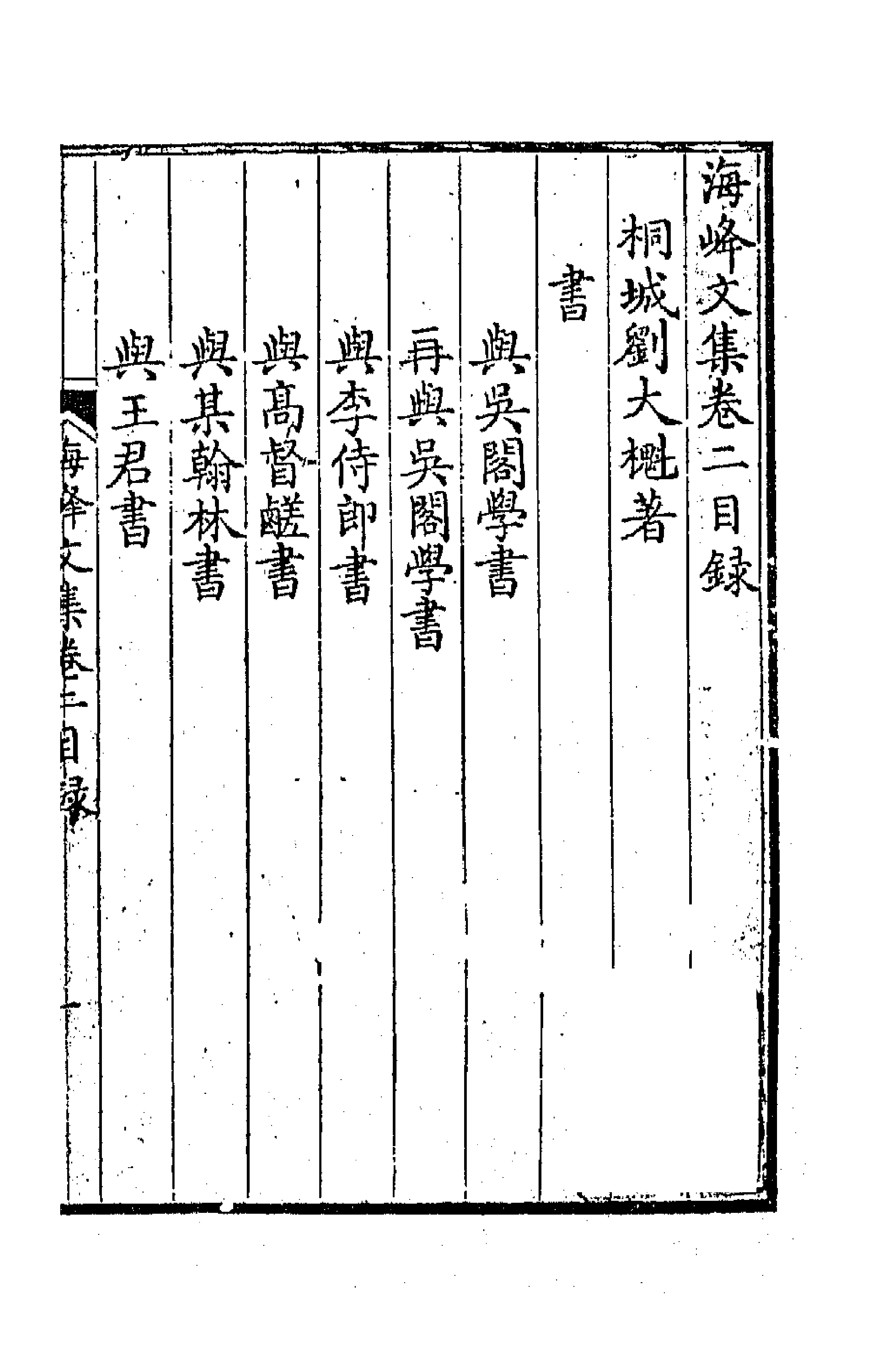 41910-海峰文集二 (清)刘大櫆撰.pdf_第1页