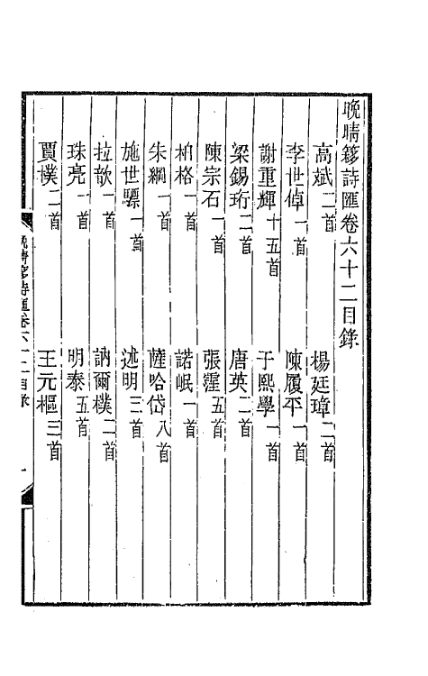 43423-晚晴簃诗汇四十一 徐世昌辑.pdf_第2页