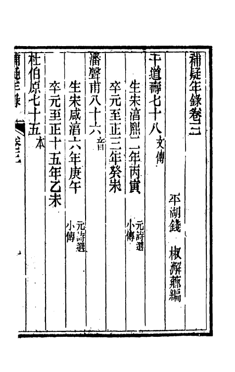 46133-补疑年录二 (清)钱椒撰.pdf_第2页