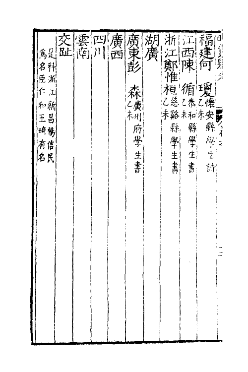 36541-皇明贡举考四 (明)张朝瑞撰.pdf_第3页