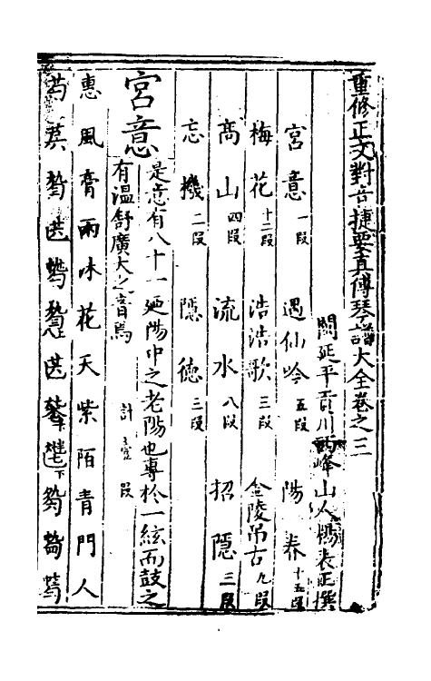 60401-重修正文对音捷要真传琴谱大全三 (明)杨表正撰.pdf_第2页