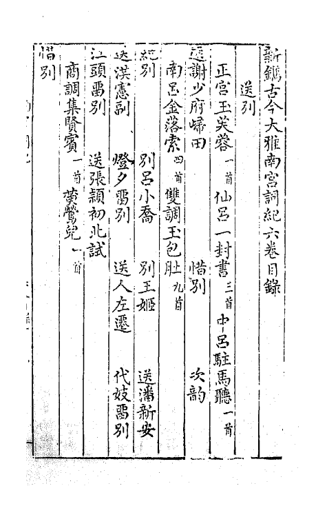 68161-新镌古今大雅南宫词纪六 (明)陈所闻辑.pdf_第2页