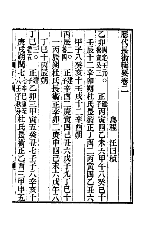 70432-历代长术辑要二 (清)汪曰桢撰.pdf_第2页