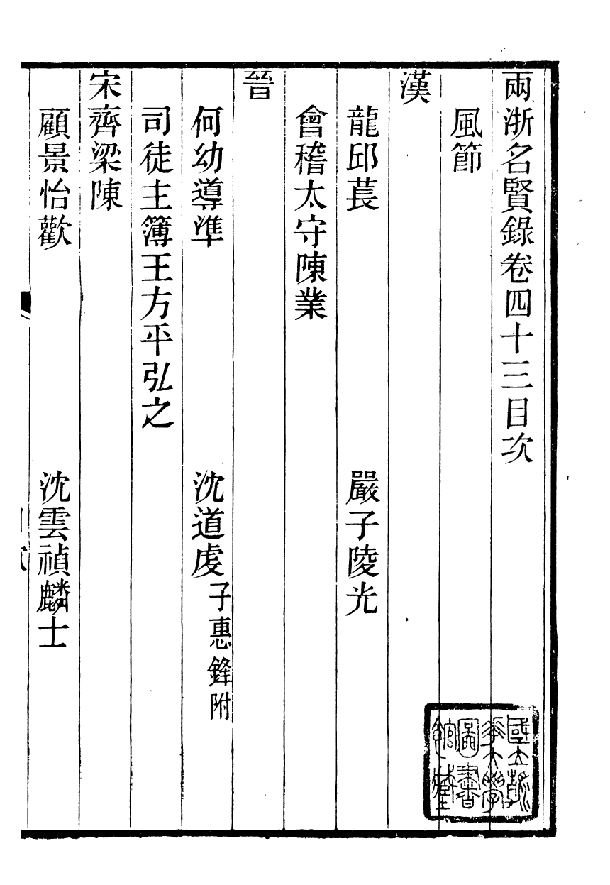 90847-兩浙名賢錄_徐象梅撰浙江書局 .pdf_第2页