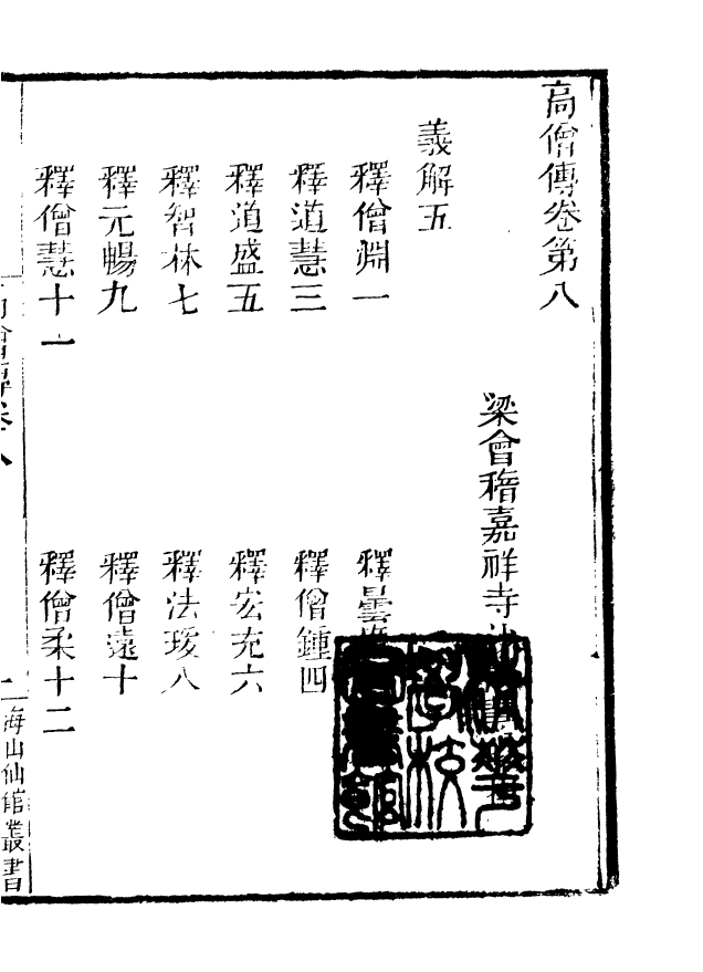 85061-海山仙館叢書之高僧傳_潘仕成輯番禺潘氏 .pdf_第2页